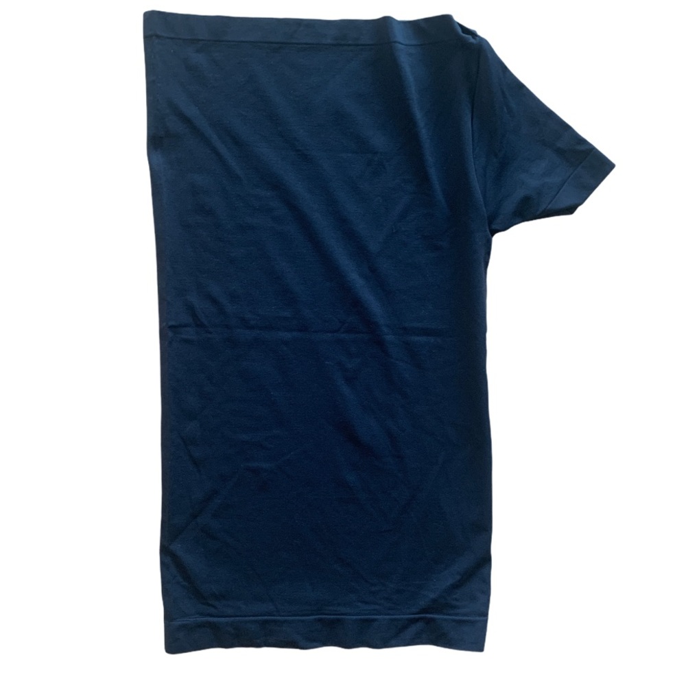 Helmut Lang Jersey one shoulder black T-shirt XS